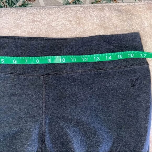 NY&C Charcoal Gray Leggings, Large - Picture 7 of 8
